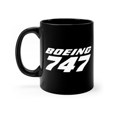 BOEING 747 DESIGNED MUG Printify